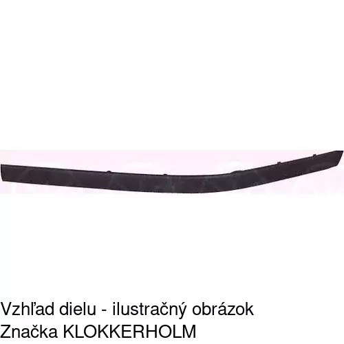 Lišta nárazníka POLCAR 201607-6