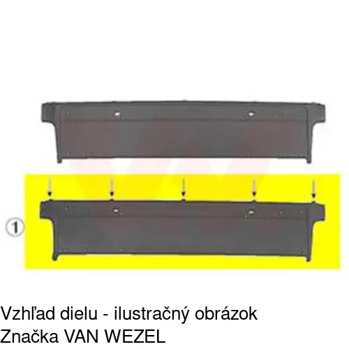 Držiak evidenčnej tabuľky 20160717 /POLCAR/ - obr. 1