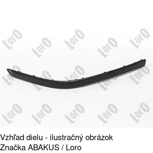 Lišta nárazníka 20160728 /POLCAR/ - obr. 1