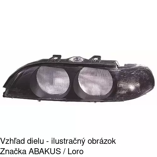 Sklo reflektora 2016124E /POLCAR/ - obr. 4