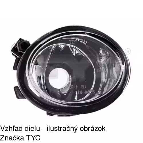 Hmlové svetlo - predné POLCAR 2016304Z
