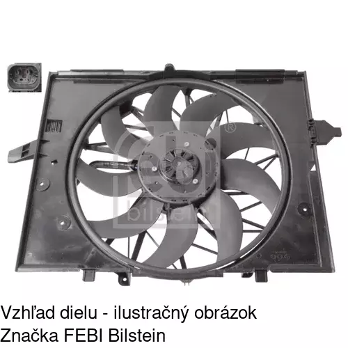 Ventilátory chladičov 201723W2 /POLCAR/ - obr. 3