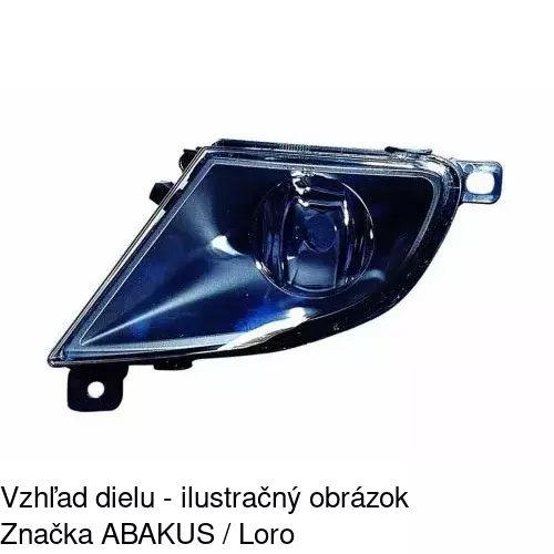 Hmlové svetlo - predné 2017291U /POLCAR/ - obr. 5