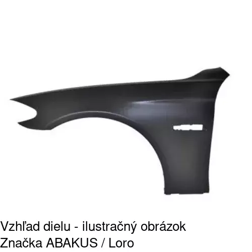 Predný blatník 201901 /POLCAR/ - obr. 2