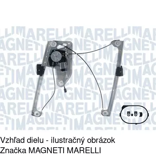 Elektrický mechanizmus okna dverí 2022PSE1 /POLCAR/ - obr. 1