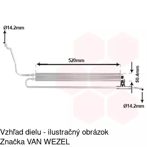 Chladiče oleja 2023L81X /POLCAR/ - obr. 1