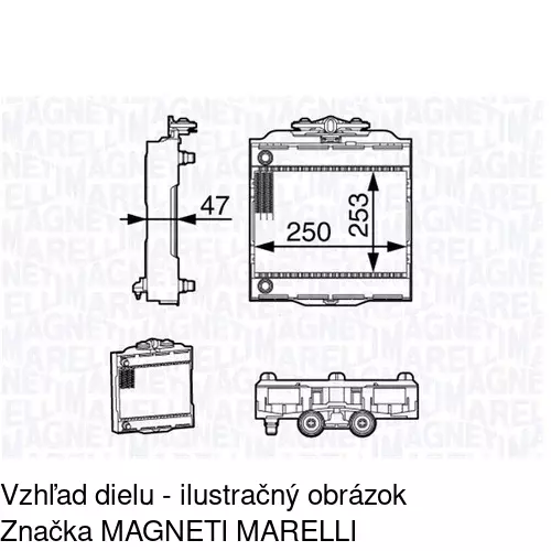 Chladiče vody POLCAR 2025083X