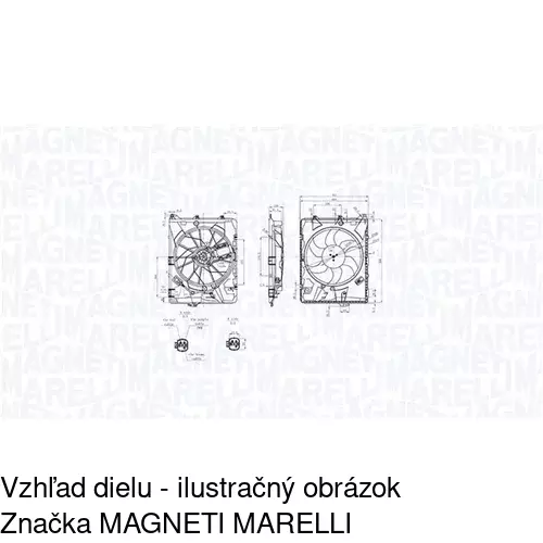 Ventilátory chladičov 204023W1 /POLCAR/ - obr. 2
