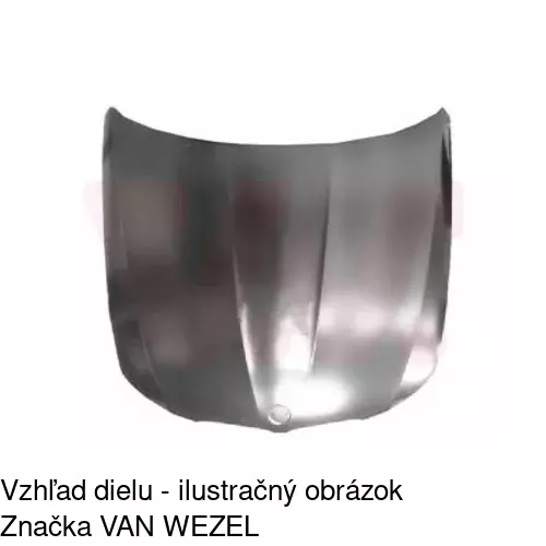 Kapota - poškodená 204203UA /POLCAR/ - obr. 3