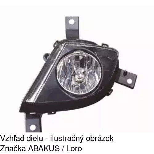 Hmlové svetlo - predné 2042300E /POLCAR/ - obr. 2
