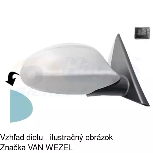 Vonkajšie zrkadlo 2042524E /POLCAR/ - obr. 4