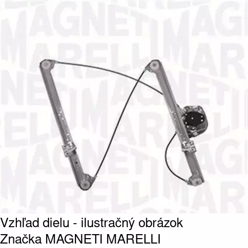 Mechanizmus sťahovania okna elektrický bez motora 2050PSG2 /POLCAR/ - obr. 3