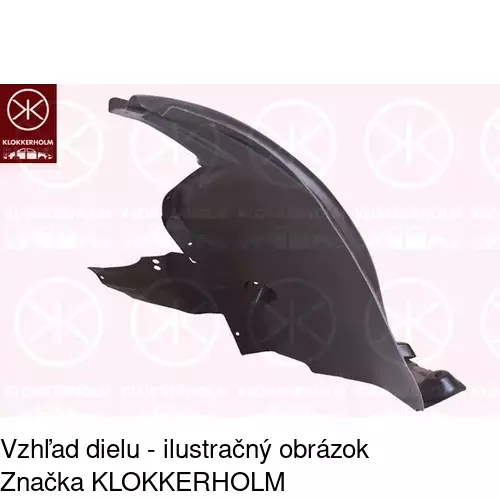 Podblatník (plast) POLCAR 2051FP-2