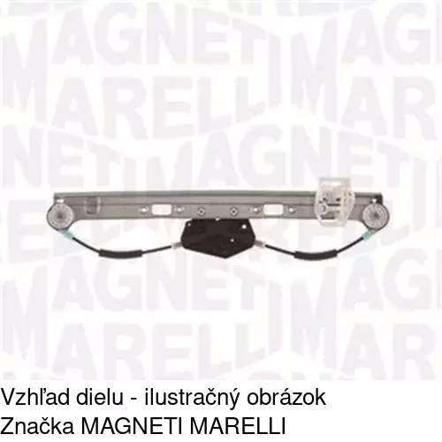 Mechanizmus sťahovania okna elektrický bez motora 2055PSG3 /POLCAR/ - obr. 4