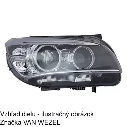 Hlavný reflektor 2060095V /POLCAR/ - obr. 2