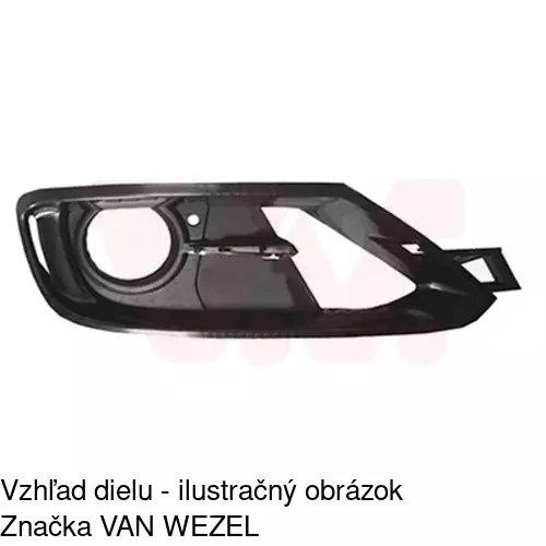 Kryt v nárazníku POLCAR 20D12734