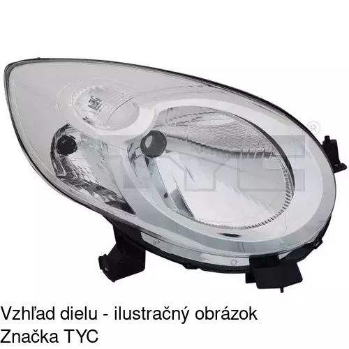 Hlavný reflektor POLCAR 230110-E