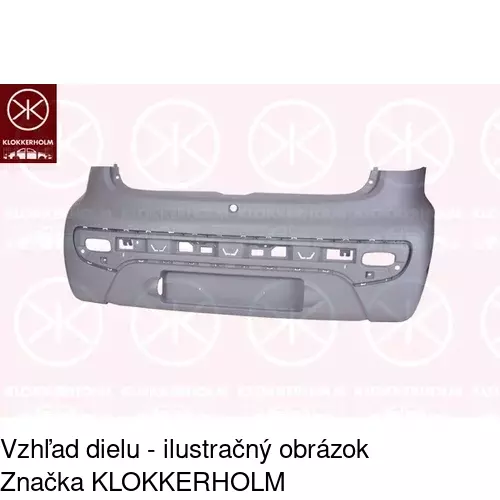 Zadný nárazník POLCAR 230196