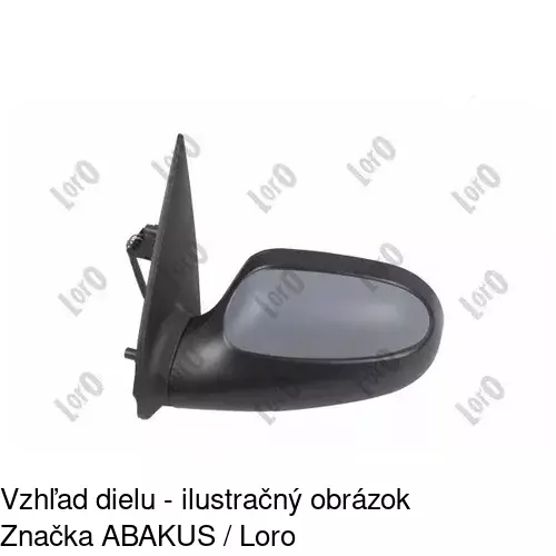 Vonkajšie zrkadlo 2306515E /POLCAR/ - obr. 1