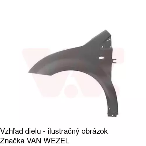 Predný blatník POLCAR 2308011J