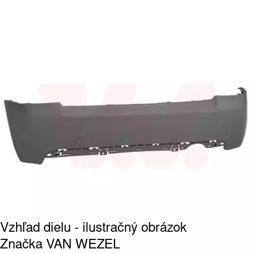 Zadný nárazník 230896-1 /POLCAR/ - obr. 1