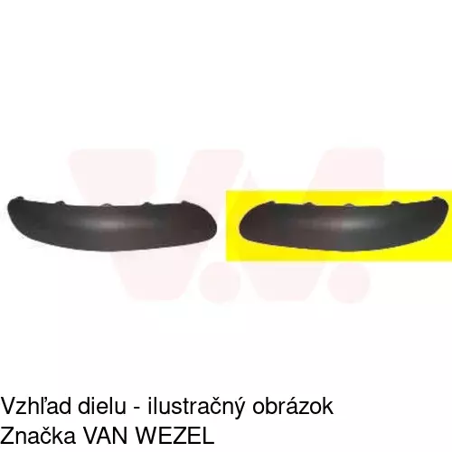 Lišta nárazníka 231507-8 /POLCAR/ - obr. 3