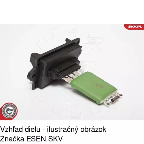 Ovládače klimatizácie 2315KST-2 /POLCAR/ - obr. 2