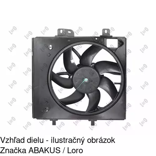 Ventilátory chladičov 231623W3 /POLCAR/ - obr. 3