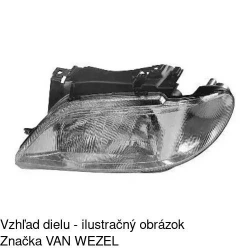 Hlavný reflektor 2326090E /POLCAR/ - obr. 4
