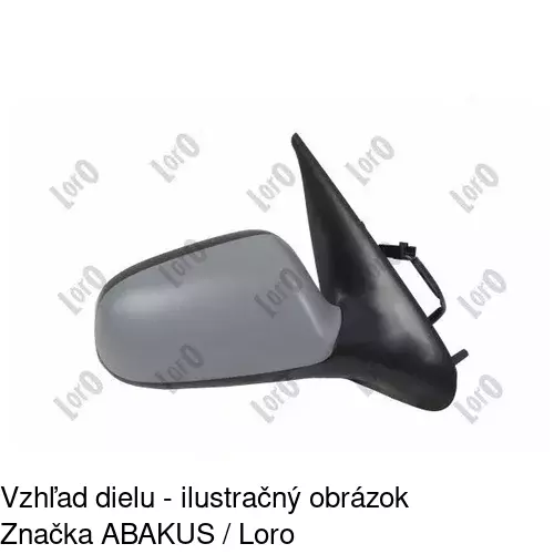 Vonkajšie zrkadlo 2326528M /POLCAR/ - obr. 4