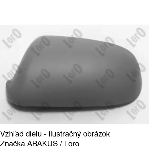 Rám vonkajšieho zrkadla 232654TM /POLCAR/ - obr. 2