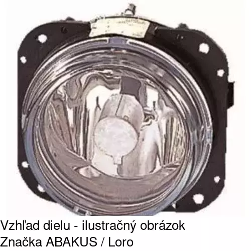 Hmlové svetlo - predné 232729-E /POLCAR/ - obr. 2