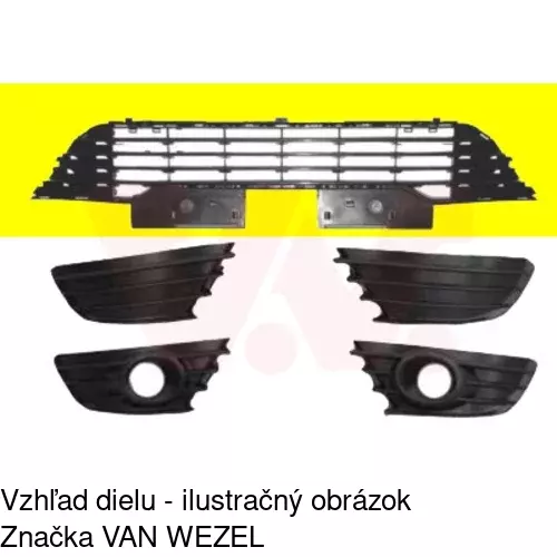 Kryt v nárazníku 232927-R /POLCAR/ - obr. 1