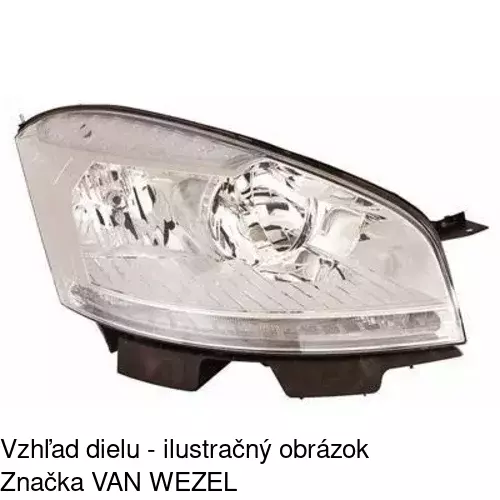 Hlavný reflektor 2331102E /POLCAR/ - obr. 3