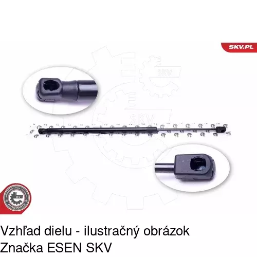 Plynová pružina 2331AB2 /POLCAR/ - obr. 4