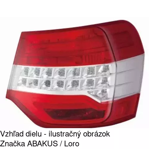 Zadné svetlo 2334886E /POLCAR/