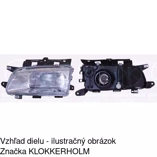 Hlavný reflektor 235010-E /POLCAR/ - obr. 1