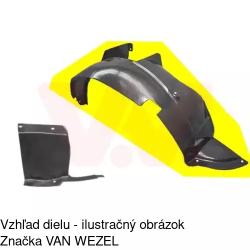 Podblatník (plast) 2351FL1X /POLCAR/ - obr. 1