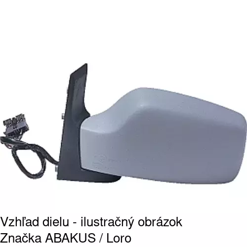 Vonkajšie zrkadlo 2380526M /POLCAR/ - obr. 1