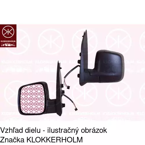 Vonkajšie zrkadlo 2391524E /POLCAR/ - obr. 2
