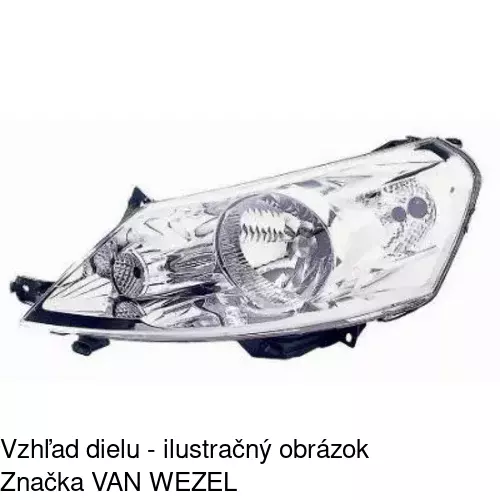 Hlavný reflektor 239709-V /POLCAR/ - obr. 5