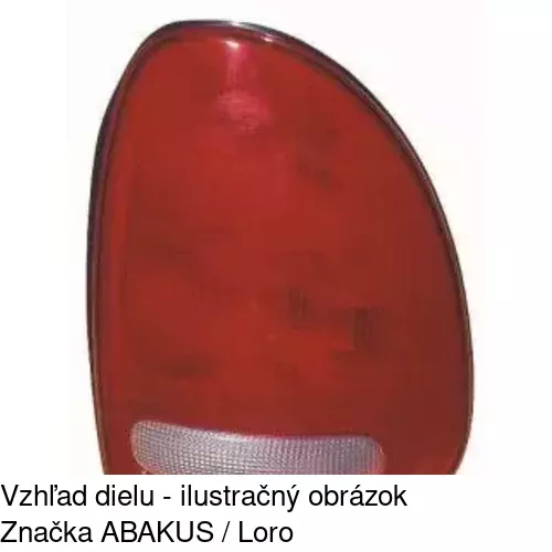 Zadné svetlo POLCAR 240187