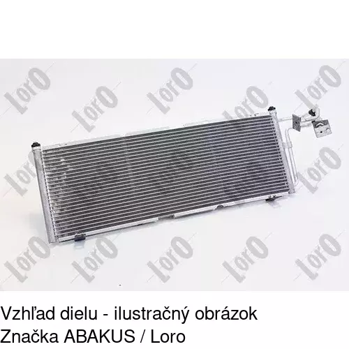 Chladiče klimatizácie POLCAR 2404K8C3