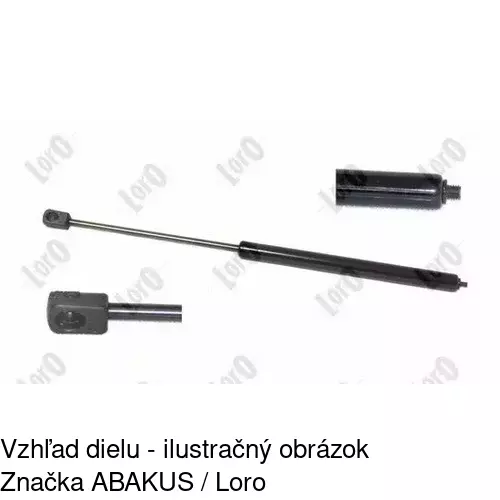 Plynová pružina 2406AB /POLCAR/ - obr. 1
