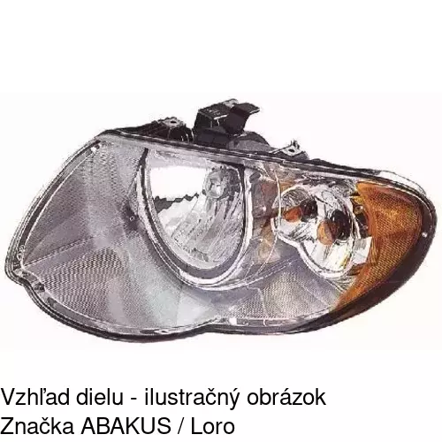 Hlavný reflektor POLCAR 242110-0