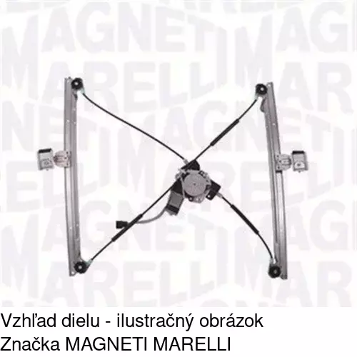 Elektrický mechanizmus okna dverí 2421PSE2 /POLCAR/ - obr. 2