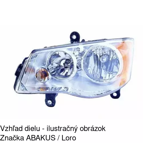 Hlavný reflektor POLCAR 2422100E