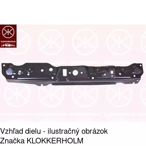 Horný nosník predného čela POLCAR 250104