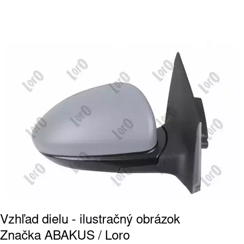 Vonkajšie zrkadlo 2508525S /POLCAR/ - obr. 4