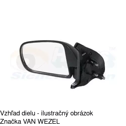 Vonkajšie zrkadlo 260151-E /POLCAR/ - obr. 1